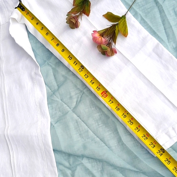 TOMMY BAHAMA Linen Aubrey Fit Crop Pants - Picture 10 of 12